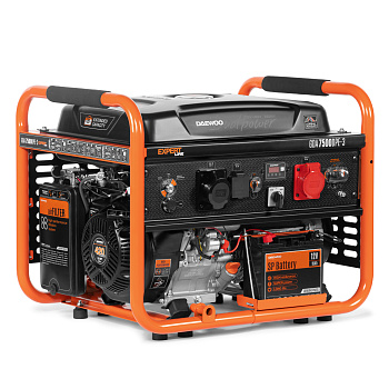 Генератор бензиновый DAEWOO GDA 7500DPE-3